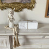 Rustic Decorative Wood Book Stack