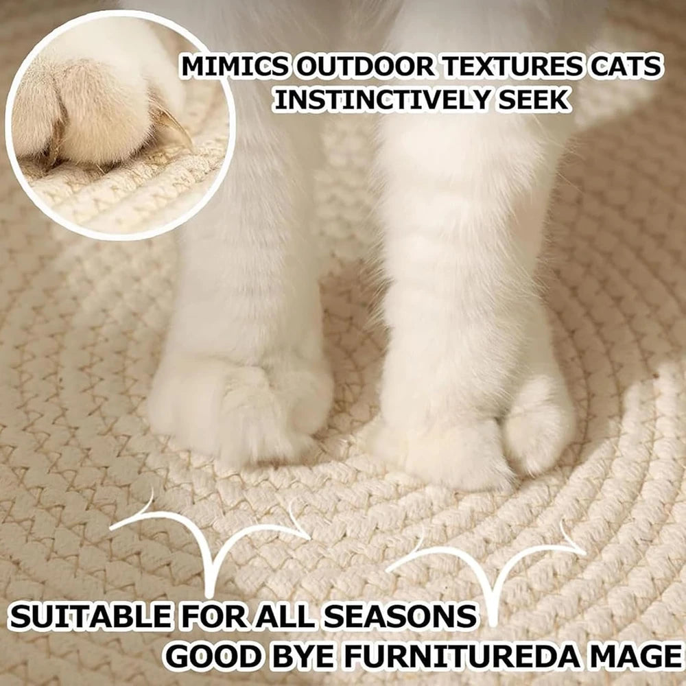 Handwoven Cotton Cat Basket