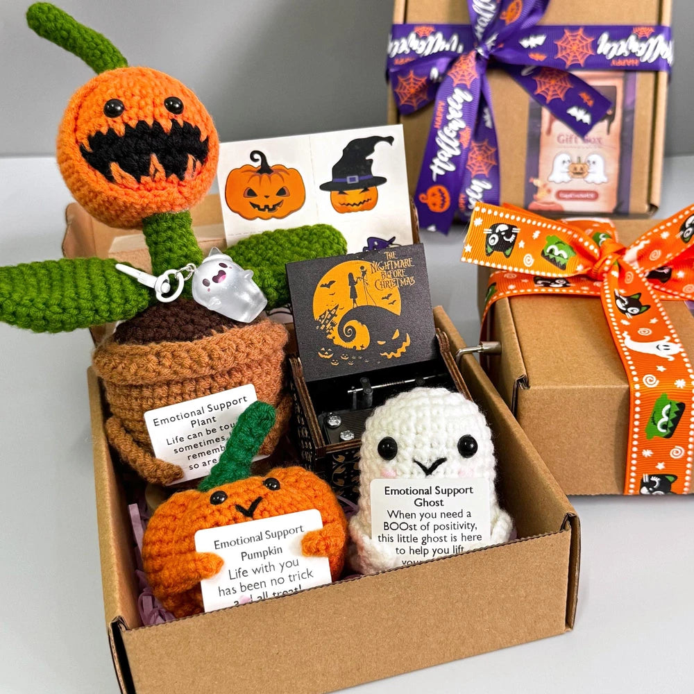 Crochet Halloween Gift Box