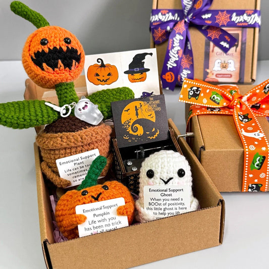 Crochet Halloween Gift Box