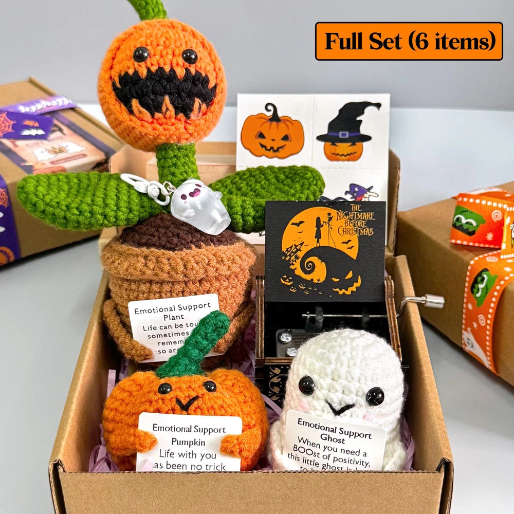 Crochet Halloween Gift Box