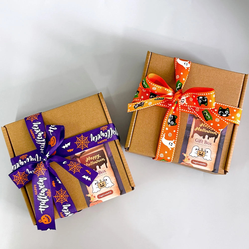 Crochet Halloween Gift Box