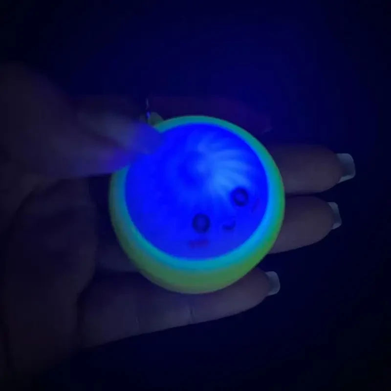 Mini Dumpling Squishy Keychain