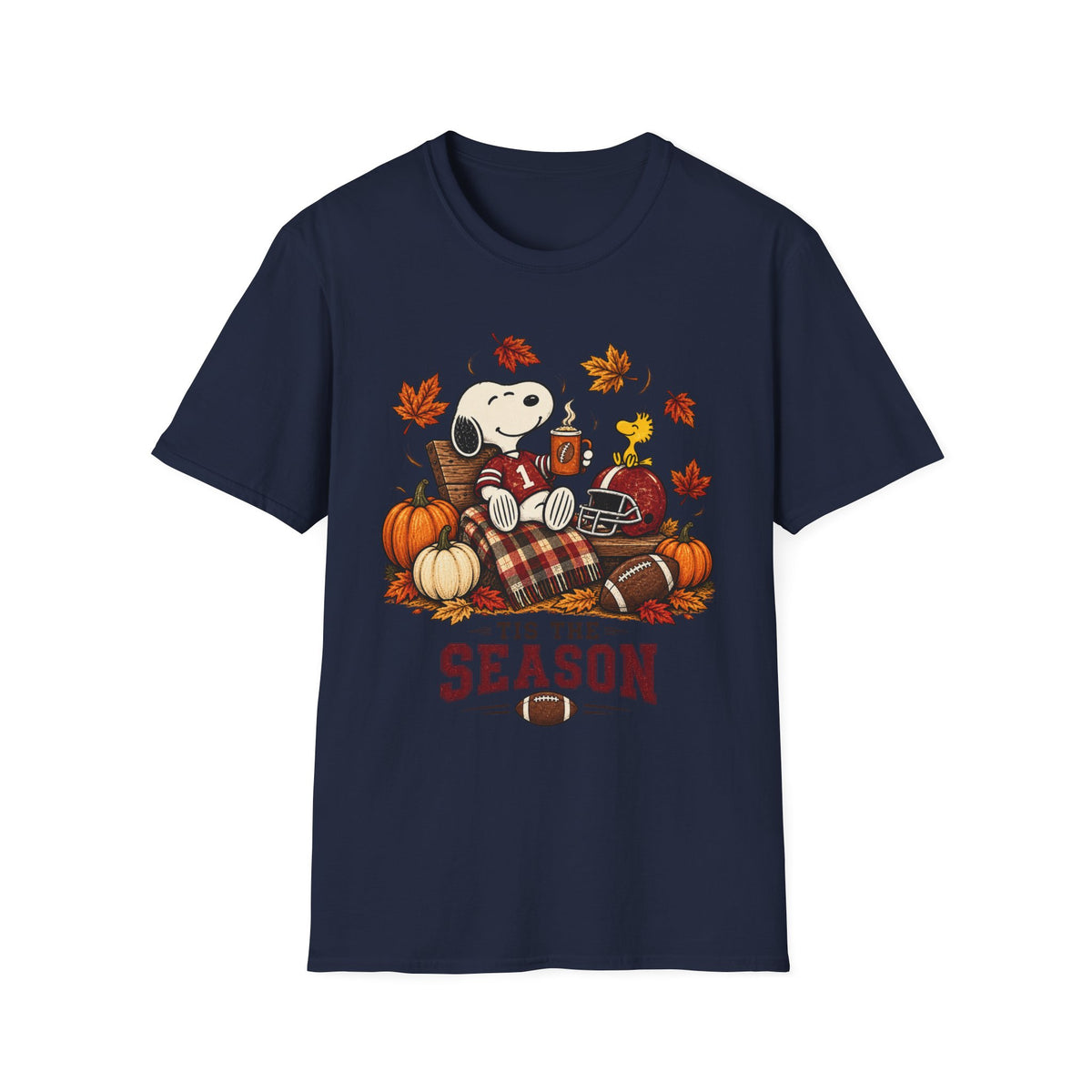 Snoopy 'Tis The Season Football Fall T-Shirt