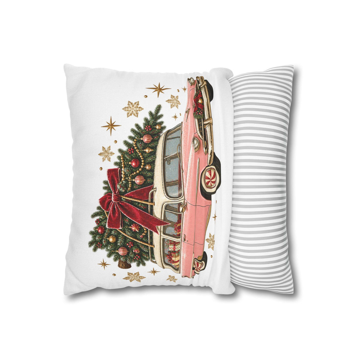 Spun Polyester Square Pillowcase