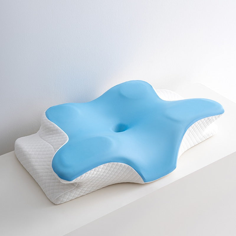 Cooling Viscoelastic Memory Foam Pillow – Heat-Resistant Slow Rebound Cushion