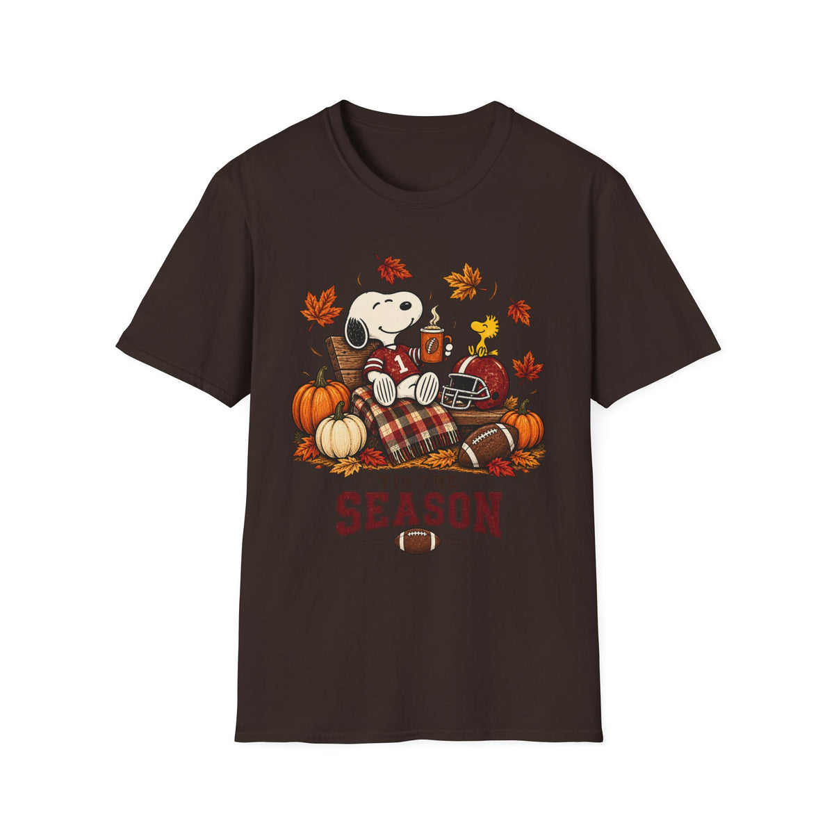 Snoopy 'Tis The Season Football Fall T-Shirt