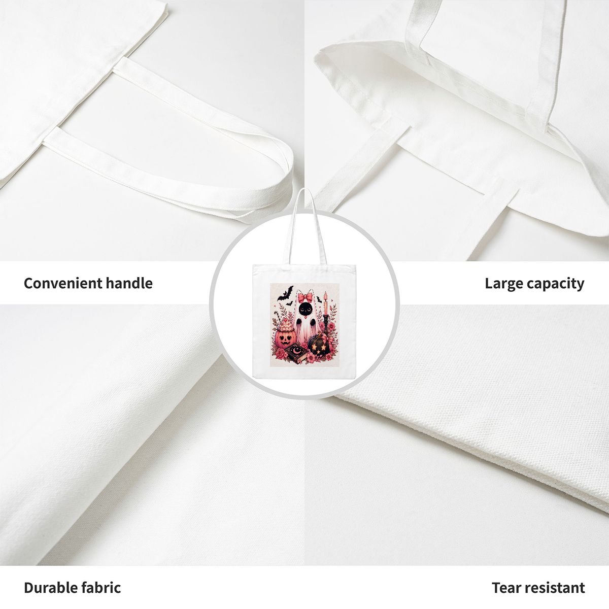 Reusable Canvas Tote Bag