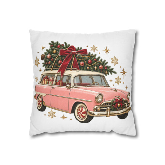 Spun Polyester Square Pillowcase