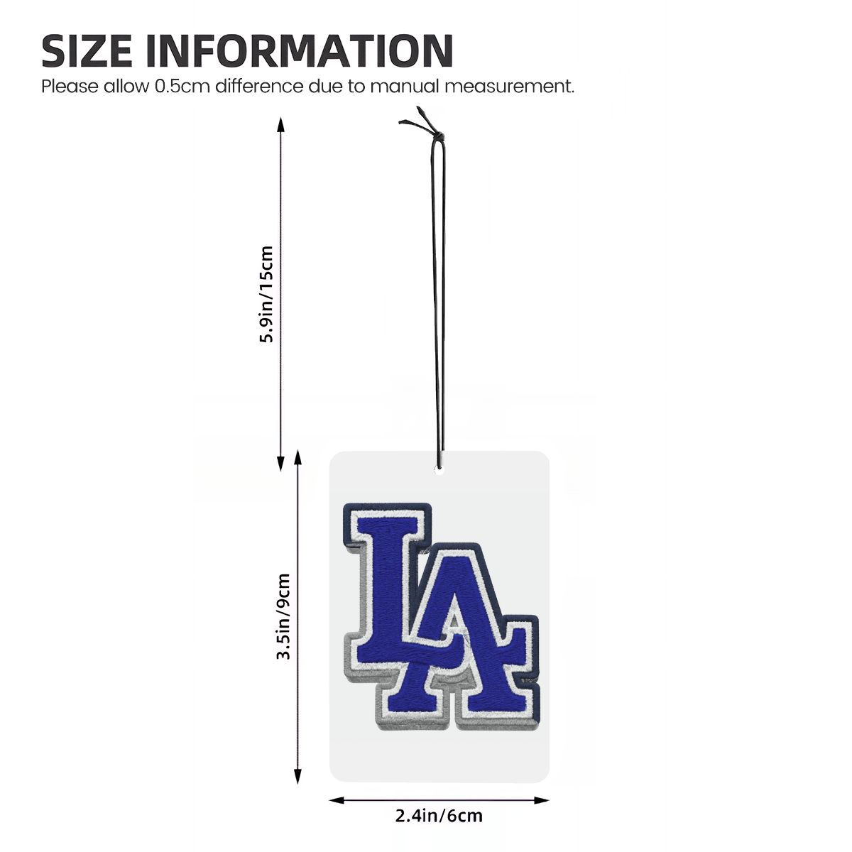 Rectangle Car Air Freshener Card (1pc)
