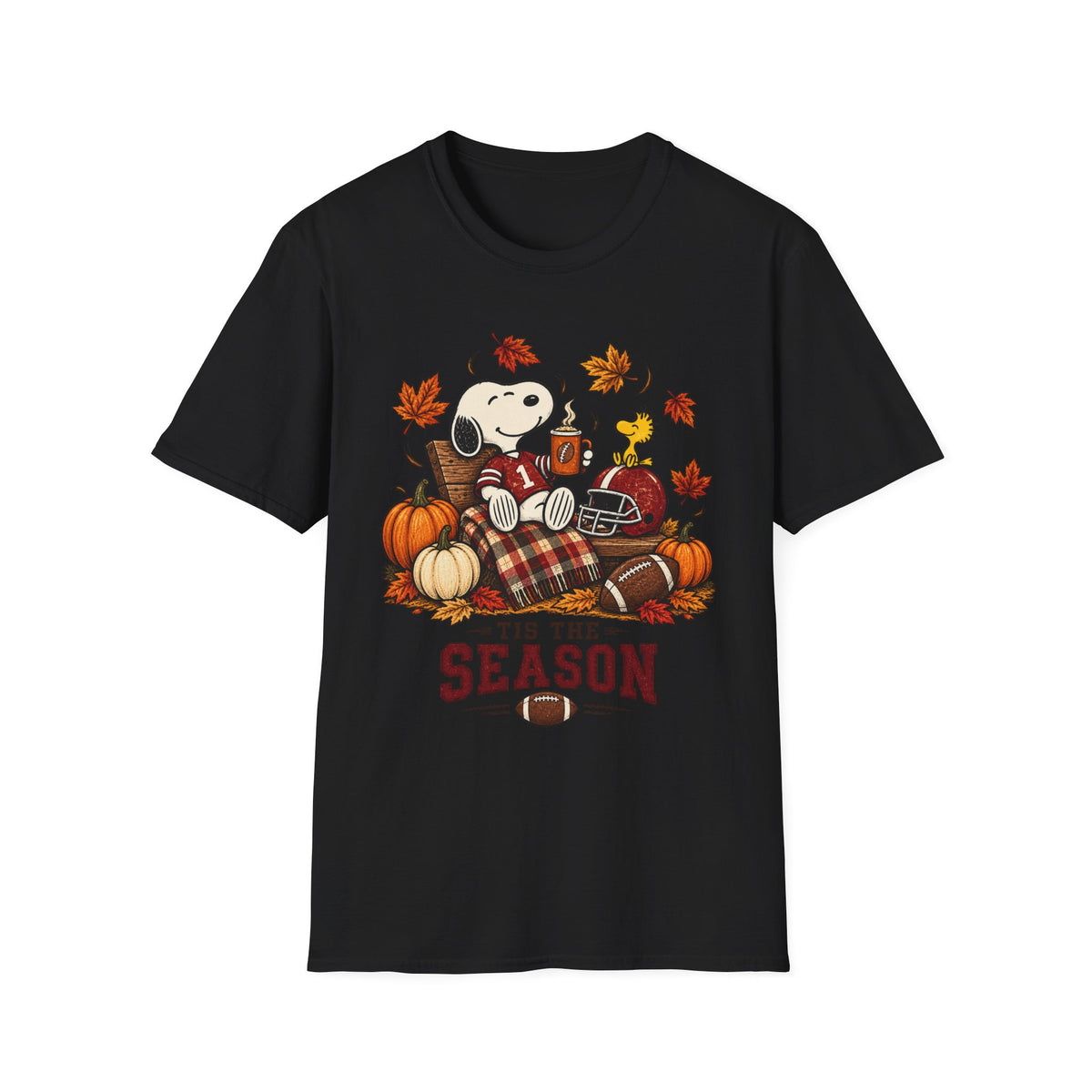 Snoopy 'Tis The Season Football Fall T-Shirt