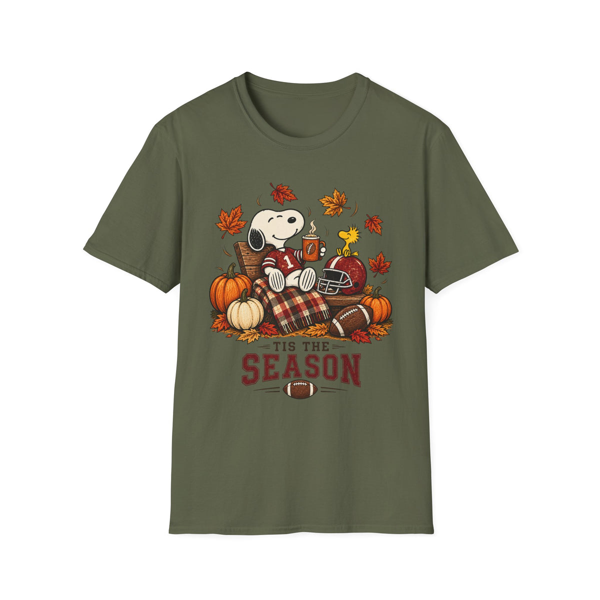 Snoopy 'Tis The Season Football Fall T-Shirt