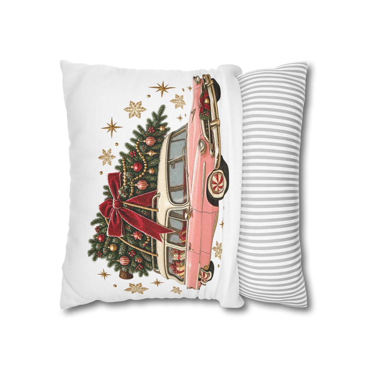 Spun Polyester Square Pillowcase