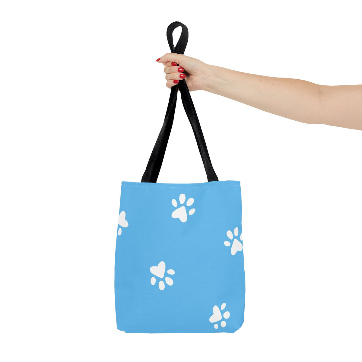 Dog Lovers Tote Bag — "Best Friends" Cute Paw Print Pet Tote