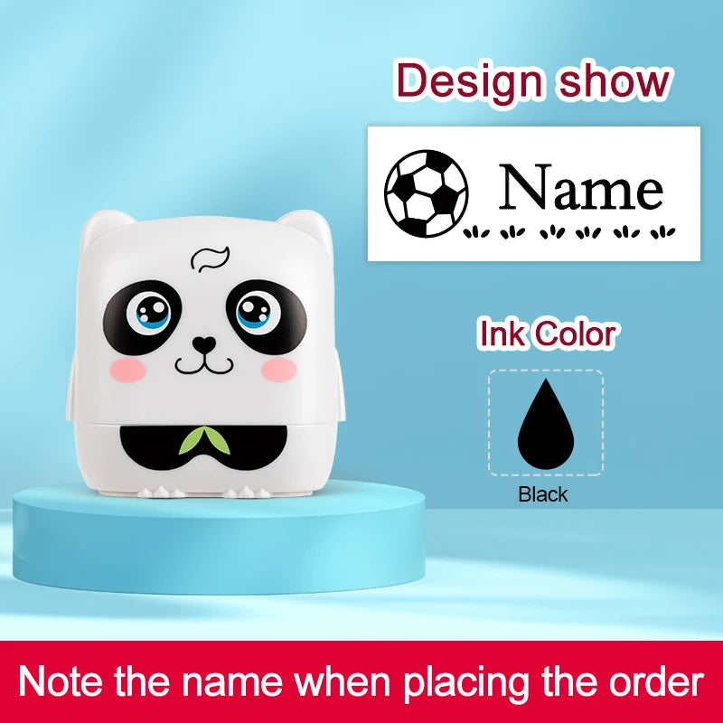 Personalized Waterproof Name Stamp for School, Eco-Friendly Ink