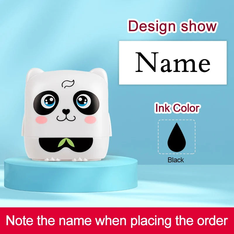 Personalized Waterproof Name Stamp for School, Eco-Friendly Ink