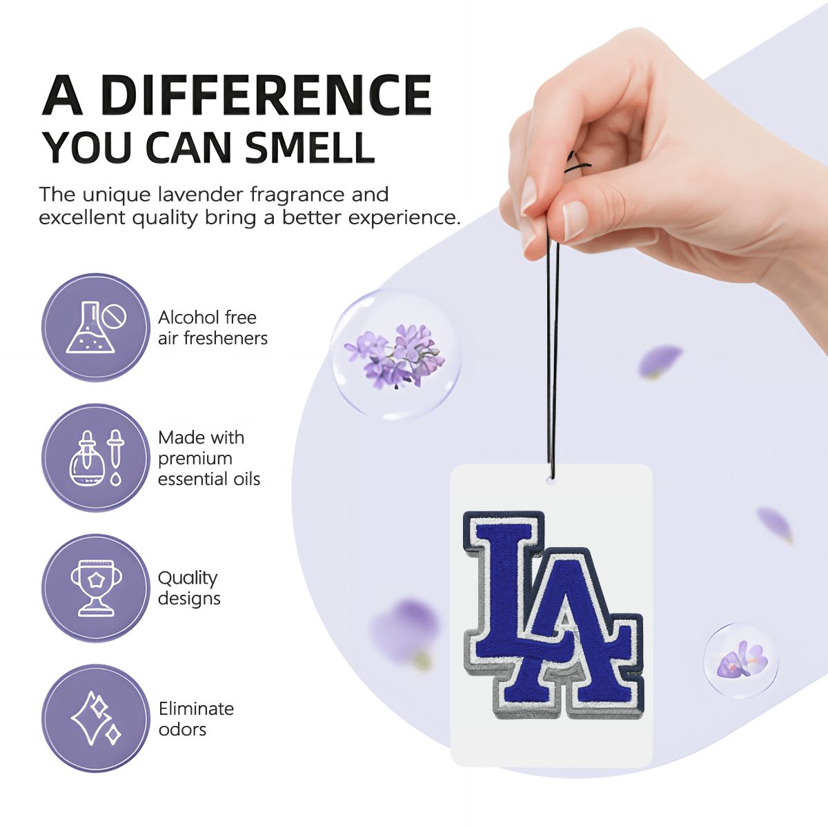 Rectangle Car Air Freshener Card (1pc)