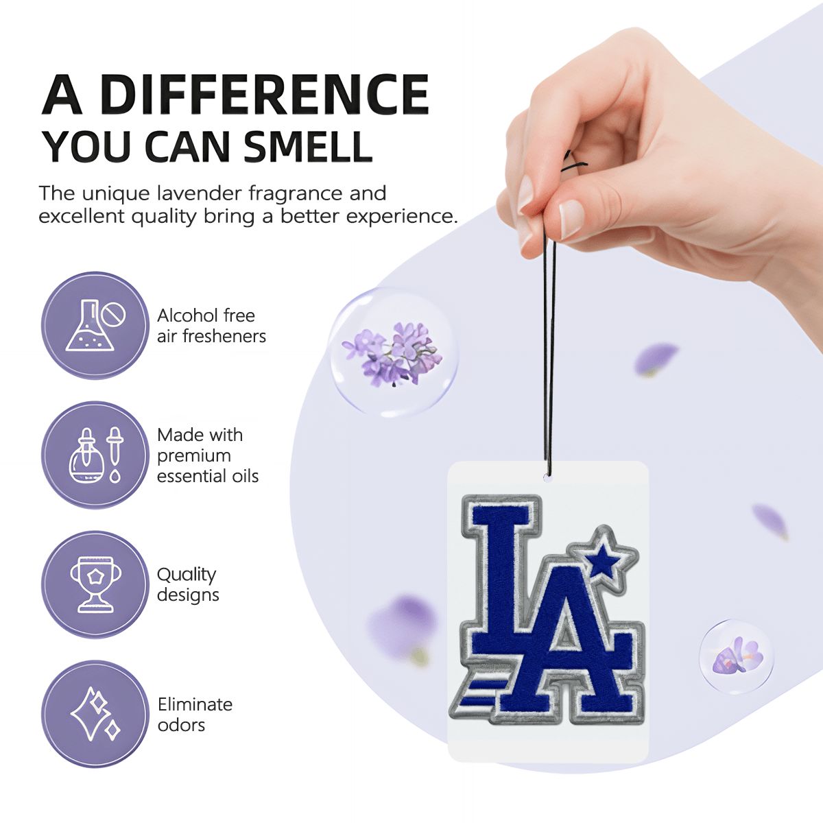 Rectangle Car Air Freshener Card (1pc)