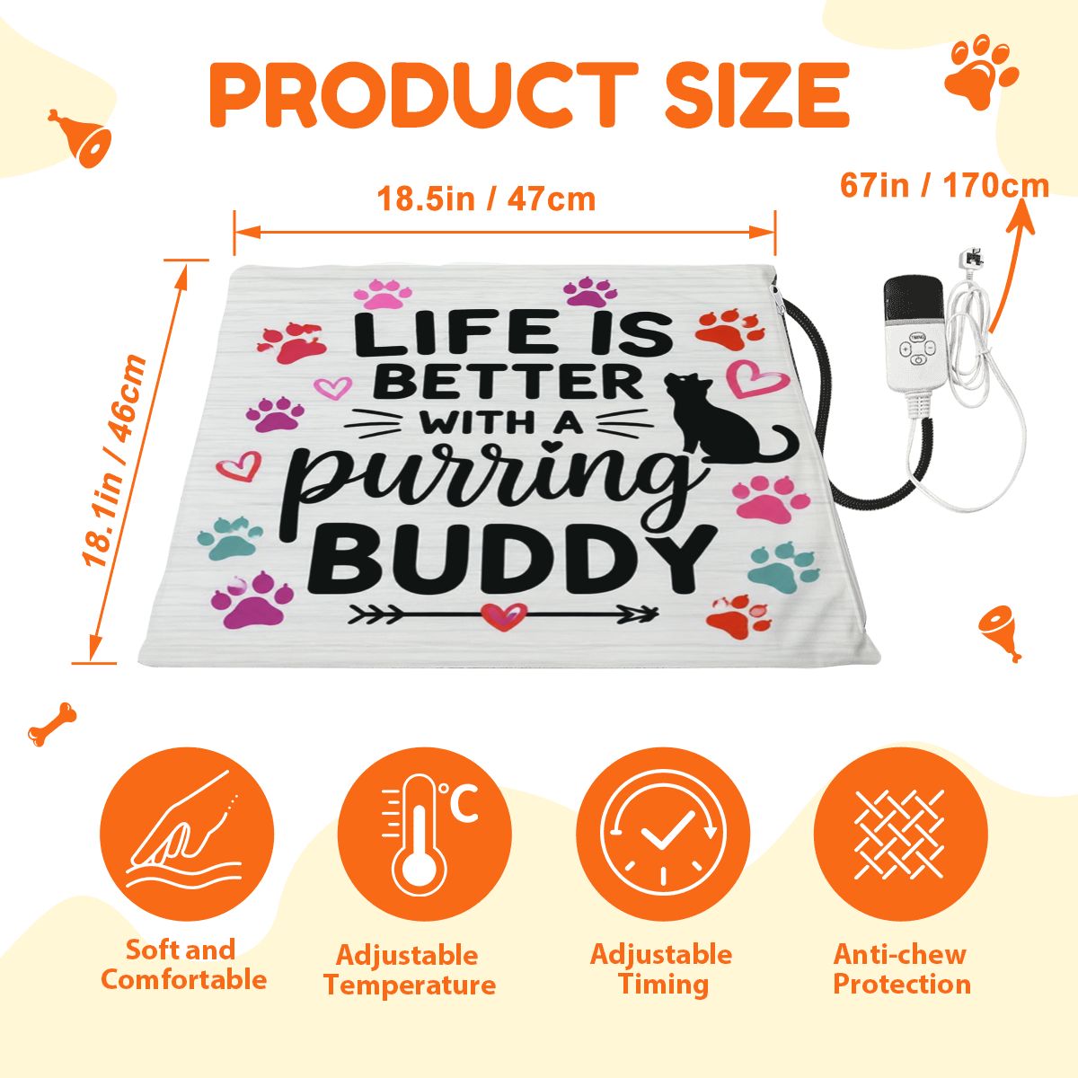 Cat Heating Pad