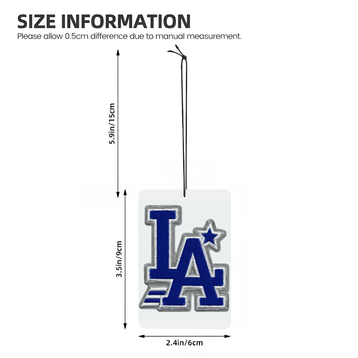 Rectangle Car Air Freshener Card (1pc)